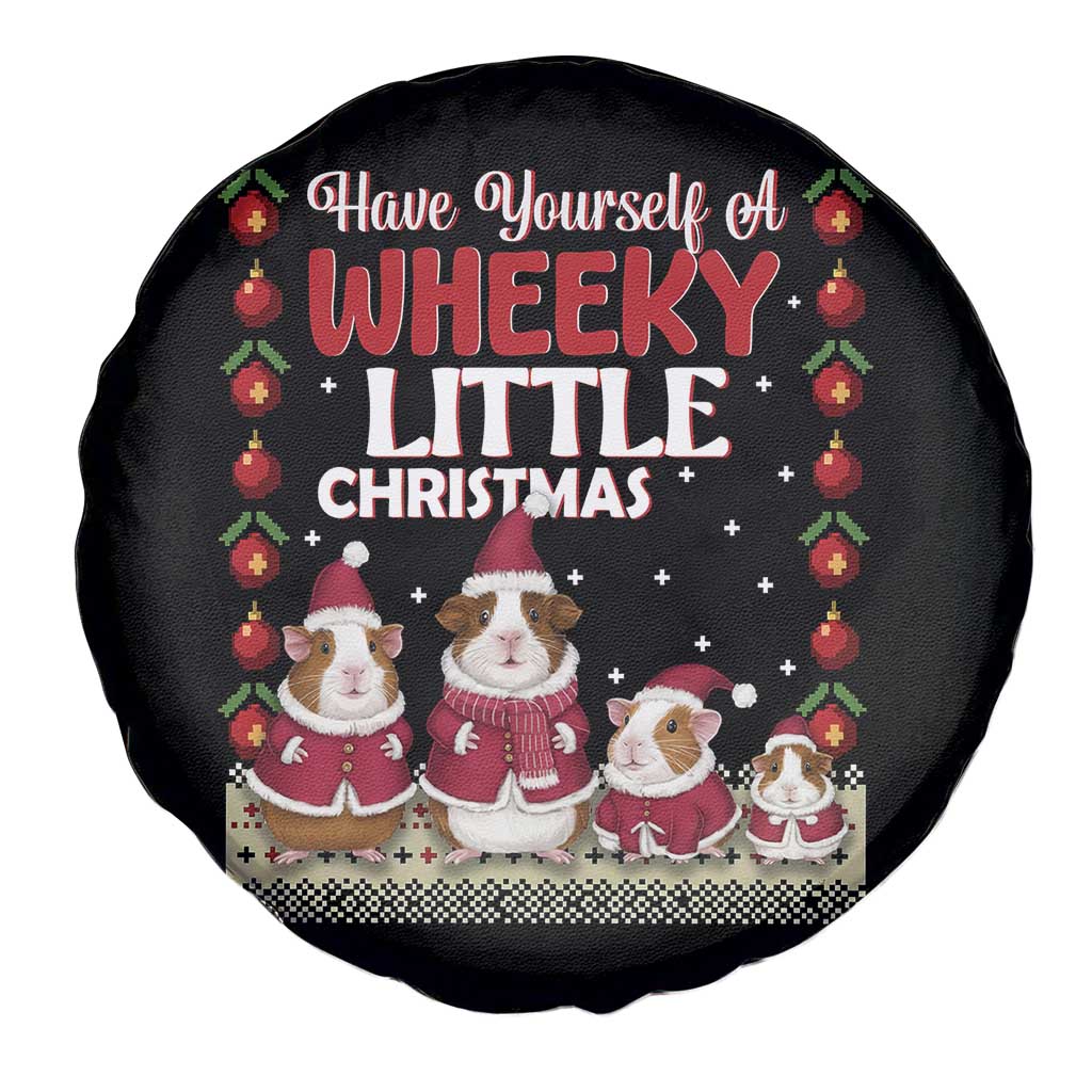 Christmas Guinea Pig Lover Spare Tire Cover Have Yourself A Wheeky Little - Wonder Print Shop