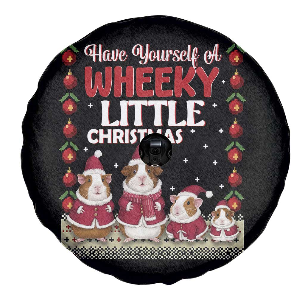Christmas Guinea Pig Lover Spare Tire Cover Have Yourself A Wheeky Little - Wonder Print Shop