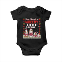 Christmas Guinea Pig Lover Baby Onesie Have Yourself A Wheeky Little - Wonder Print Shop