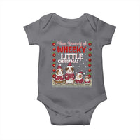 Christmas Guinea Pig Lover Baby Onesie Have Yourself A Wheeky Little - Wonder Print Shop