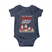 Christmas Guinea Pig Lover Baby Onesie Have Yourself A Wheeky Little - Wonder Print Shop