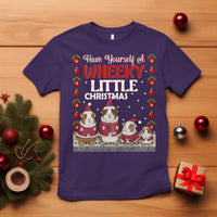 Christmas Guinea Pig Lover T Shirt Have Yourself A Wheeky Little - Wonder Print Shop