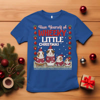 Christmas Guinea Pig Lover T Shirt Have Yourself A Wheeky Little - Wonder Print Shop