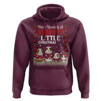 Christmas Guinea Pig Lover Hoodie Have Yourself A Wheeky Little - Wonder Print Shop