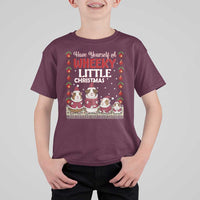 Christmas Guinea Pig Lover T Shirt For Kid Have Yourself A Wheeky Little - Wonder Print Shop
