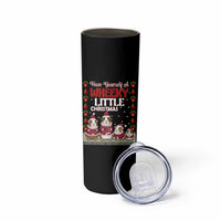 Christmas Guinea Pig Lover Skinny Tumbler Have Yourself A Wheeky Little - Wonder Print Shop