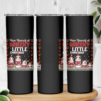 Christmas Guinea Pig Lover Skinny Tumbler Have Yourself A Wheeky Little - Wonder Print Shop