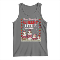 Christmas Guinea Pig Lover Tank Top Have Yourself A Wheeky Little - Wonder Print Shop