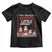 Christmas Guinea Pig Lover Toddler T Shirt Have Yourself A Wheeky Little - Wonder Print Shop