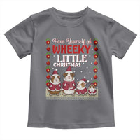 Christmas Guinea Pig Lover Toddler T Shirt Have Yourself A Wheeky Little - Wonder Print Shop