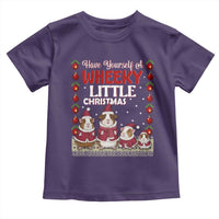 Christmas Guinea Pig Lover Toddler T Shirt Have Yourself A Wheeky Little - Wonder Print Shop