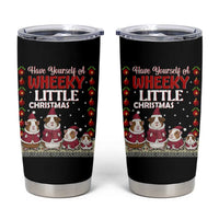 Christmas Guinea Pig Lover Tumbler Cup Have Yourself A Wheeky Little - Wonder Print Shop