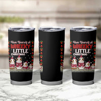 Christmas Guinea Pig Lover Tumbler Cup Have Yourself A Wheeky Little - Wonder Print Shop