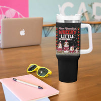 Christmas Guinea Pig Lover Tumbler With Handle Have Yourself A Wheeky Little - Wonder Print Shop