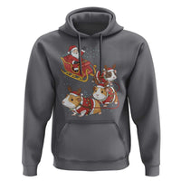 Funny Christmas Guinea Pig Lover Gift Hoodie Santa Pig Sleigh Crew - Wonder Print Shop