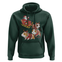 Funny Christmas Guinea Pig Lover Gift Hoodie Santa Pig Sleigh Crew - Wonder Print Shop