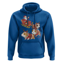 Funny Christmas Guinea Pig Lover Gift Hoodie Santa Pig Sleigh Crew - Wonder Print Shop
