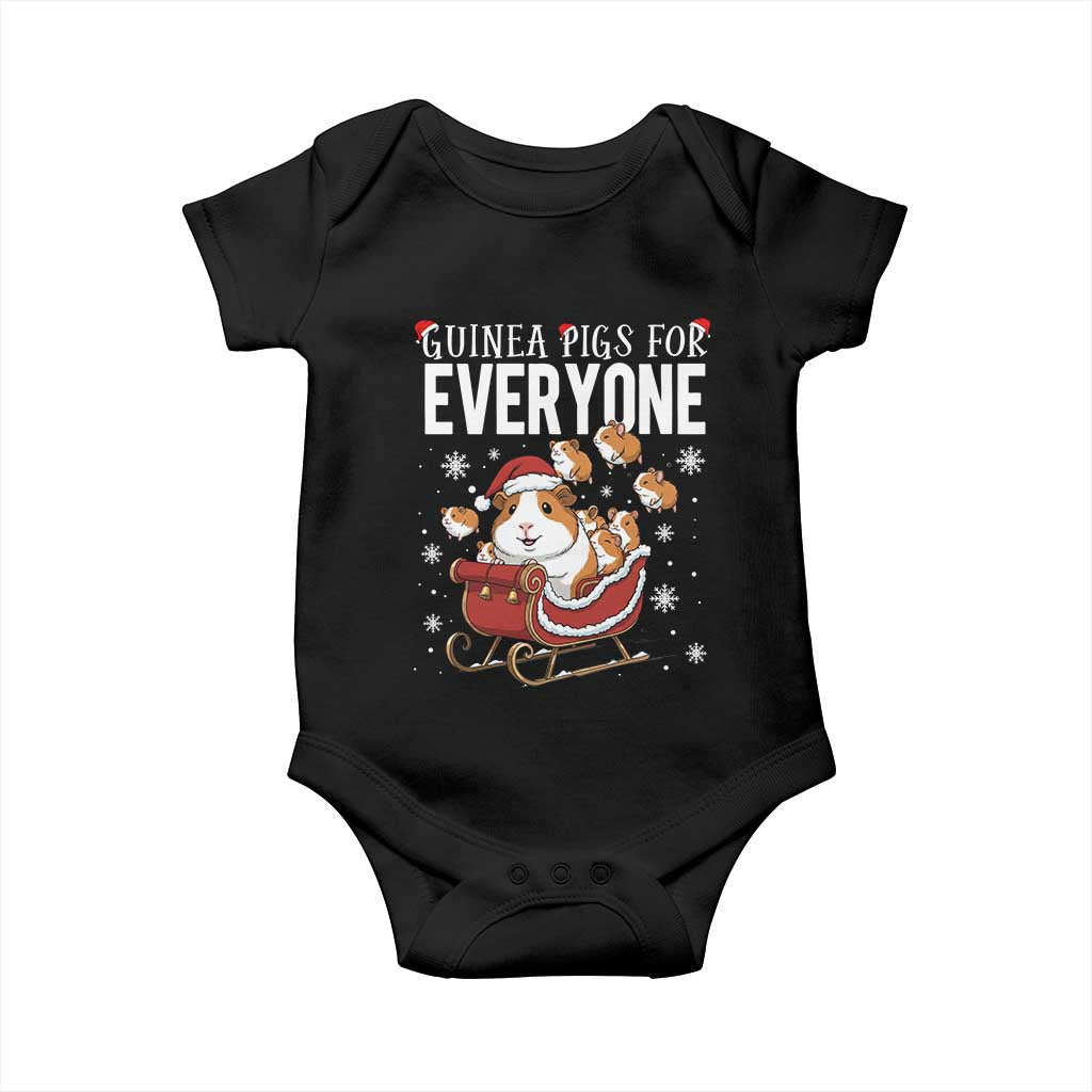 Christmas Guinea Pigs For Everyone Baby Onesie Funny Cavy Lover Gift - Wonder Print Shop