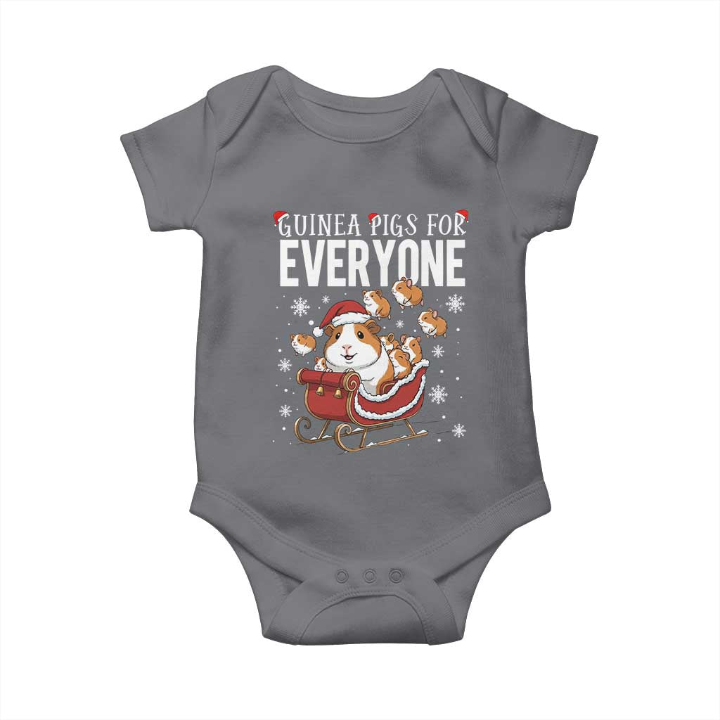 Christmas Guinea Pigs For Everyone Baby Onesie Funny Cavy Lover Gift - Wonder Print Shop