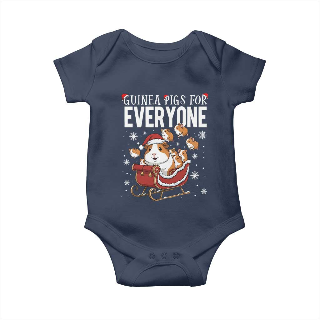 Christmas Guinea Pigs For Everyone Baby Onesie Funny Cavy Lover Gift - Wonder Print Shop