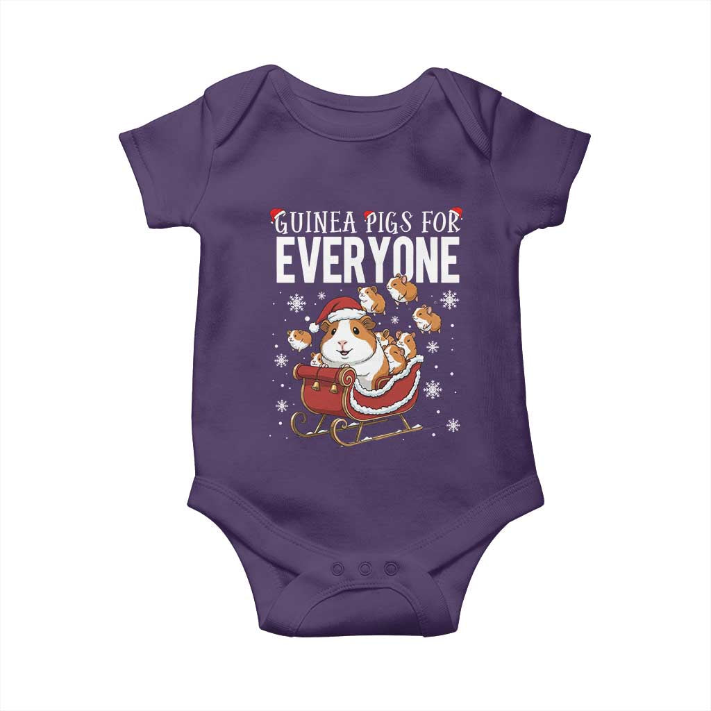 Christmas Guinea Pigs For Everyone Baby Onesie Funny Cavy Lover Gift - Wonder Print Shop