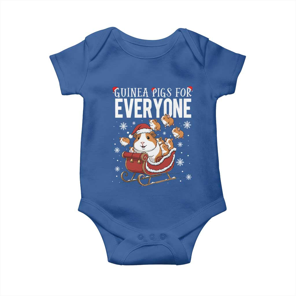 Christmas Guinea Pigs For Everyone Baby Onesie Funny Cavy Lover Gift - Wonder Print Shop