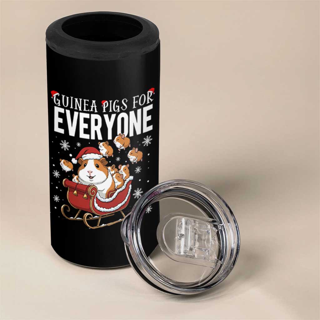 Christmas Guinea Pigs For Everyone 4 in 1 Can Cooler Tumbler Funny Cavy Lover Gift - Wonder Print Shop