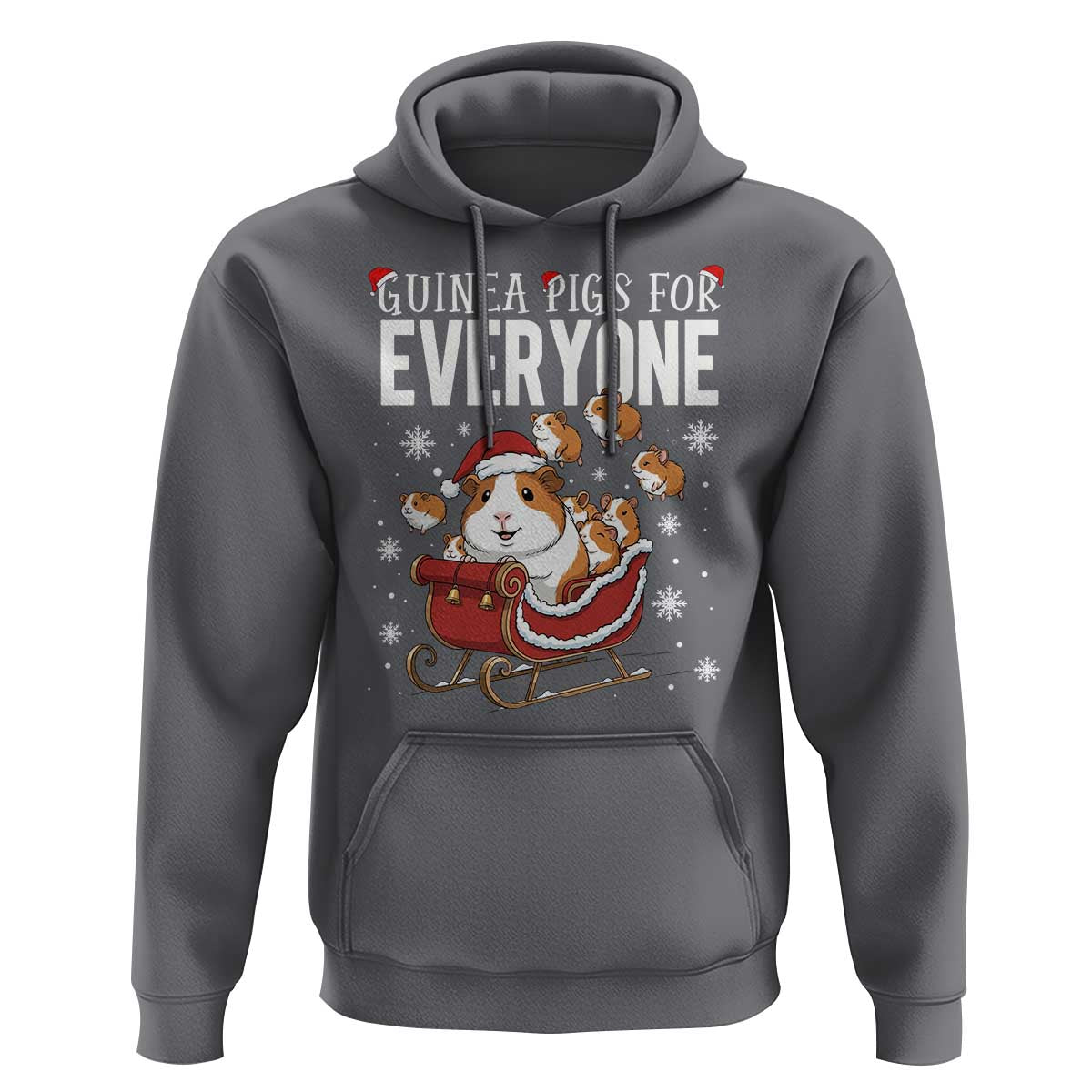 Christmas Guinea Pigs For Everyone Hoodie Funny Cavy Lover Gift - Wonder Print Shop