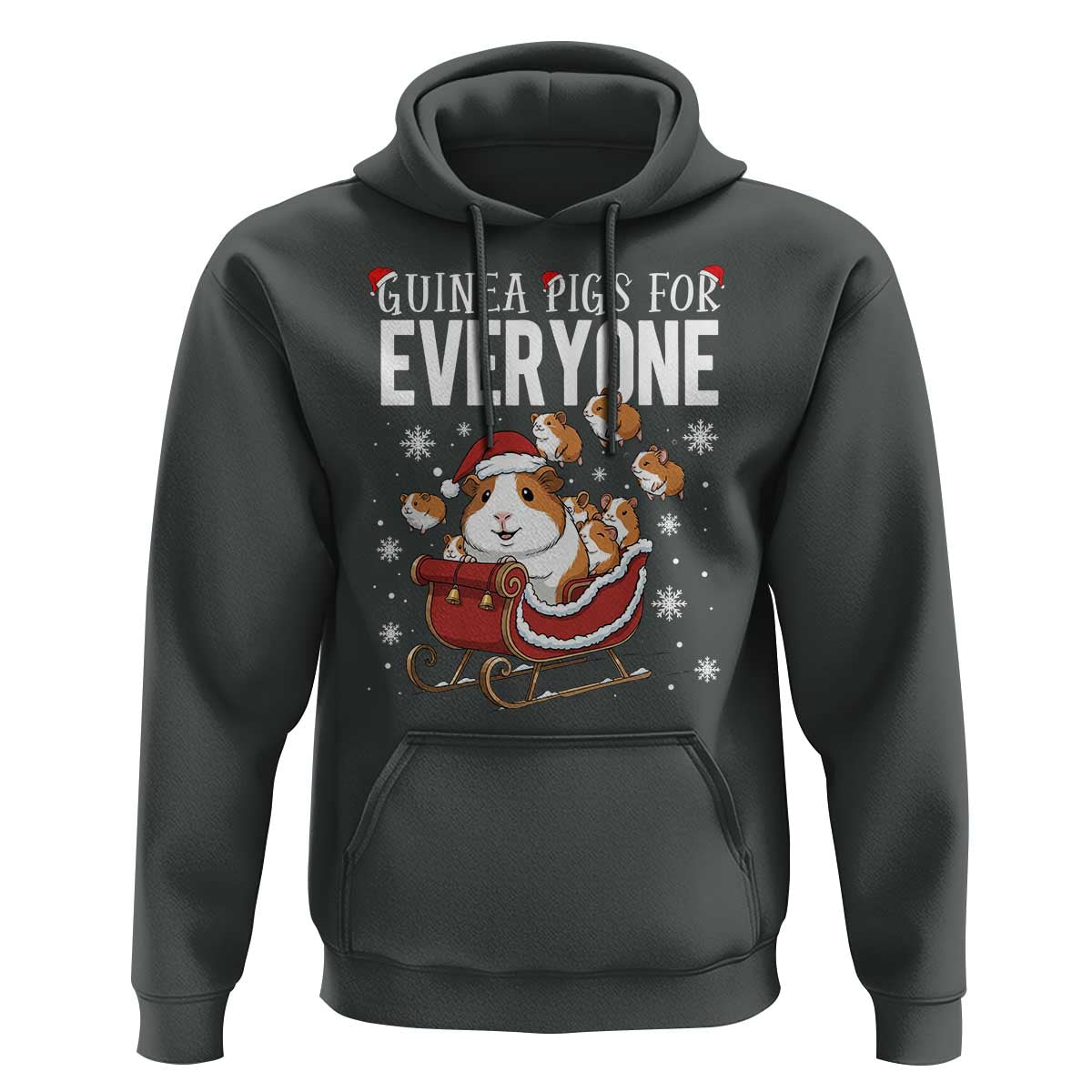 Christmas Guinea Pigs For Everyone Hoodie Funny Cavy Lover Gift - Wonder Print Shop