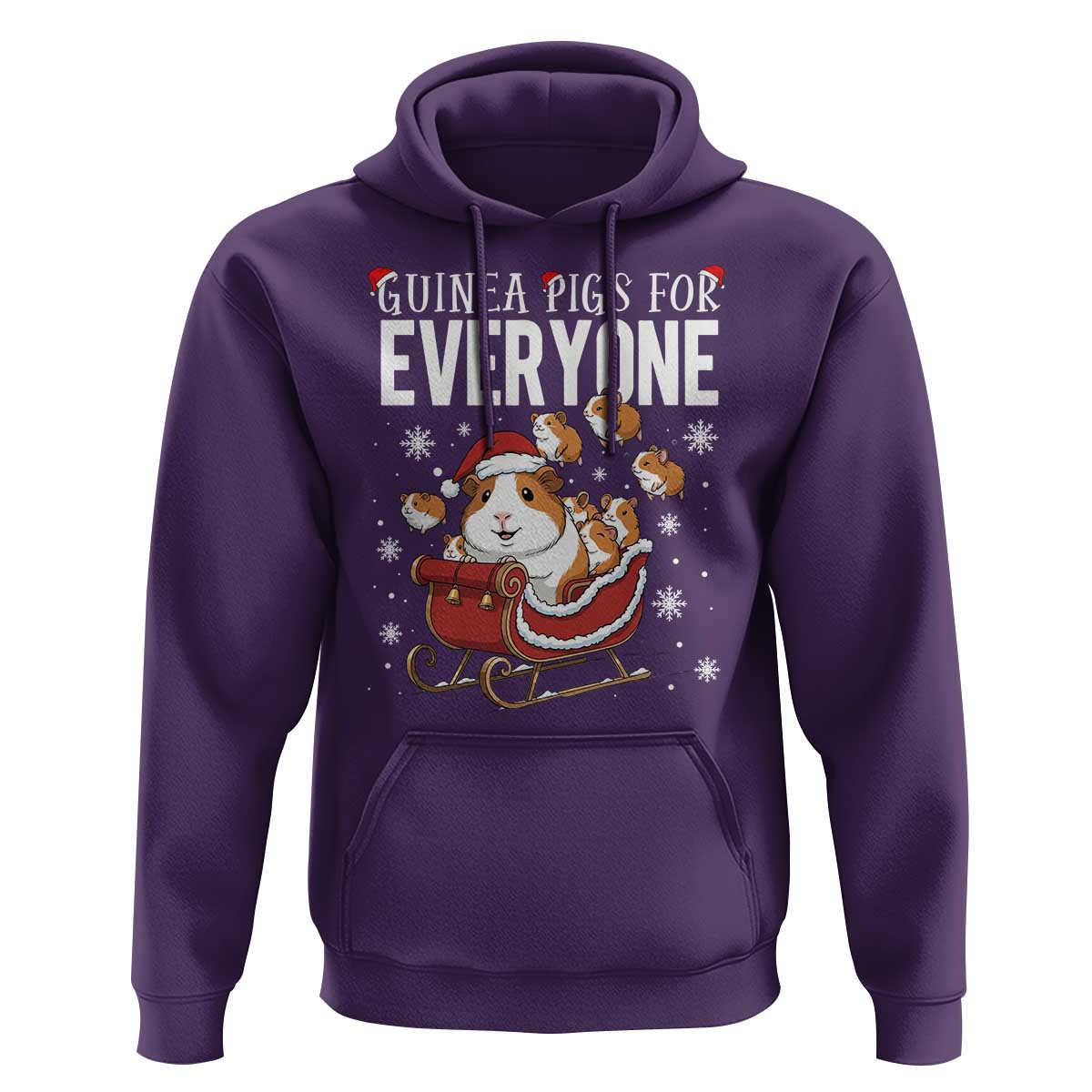 Christmas Guinea Pigs For Everyone Hoodie Funny Cavy Lover Gift - Wonder Print Shop