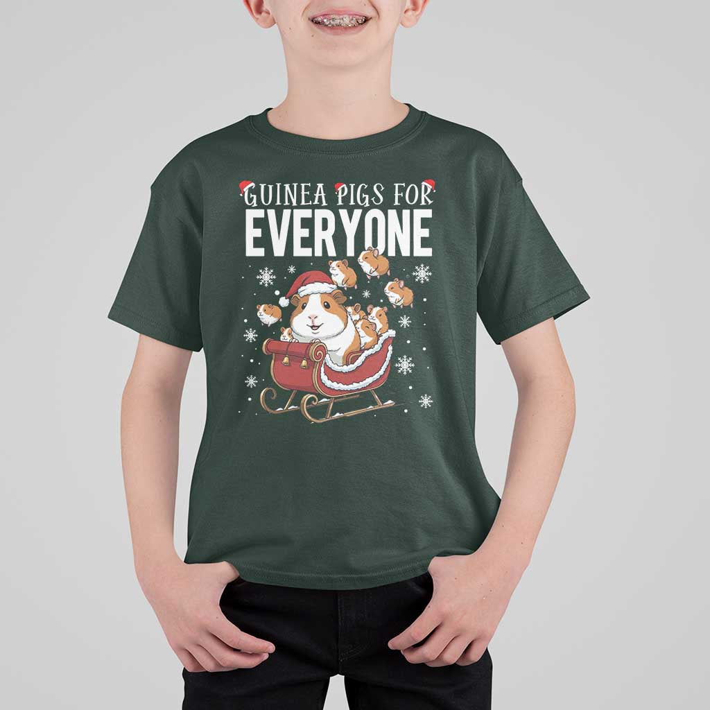 Christmas Guinea Pigs For Everyone T Shirt For Kid Funny Cavy Lover Gift - Wonder Print Shop