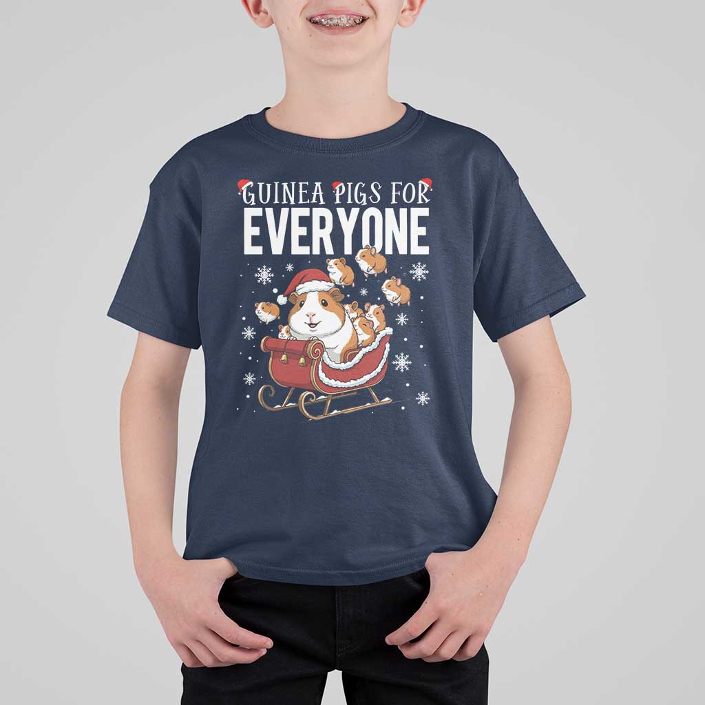 Christmas Guinea Pigs For Everyone T Shirt For Kid Funny Cavy Lover Gift - Wonder Print Shop