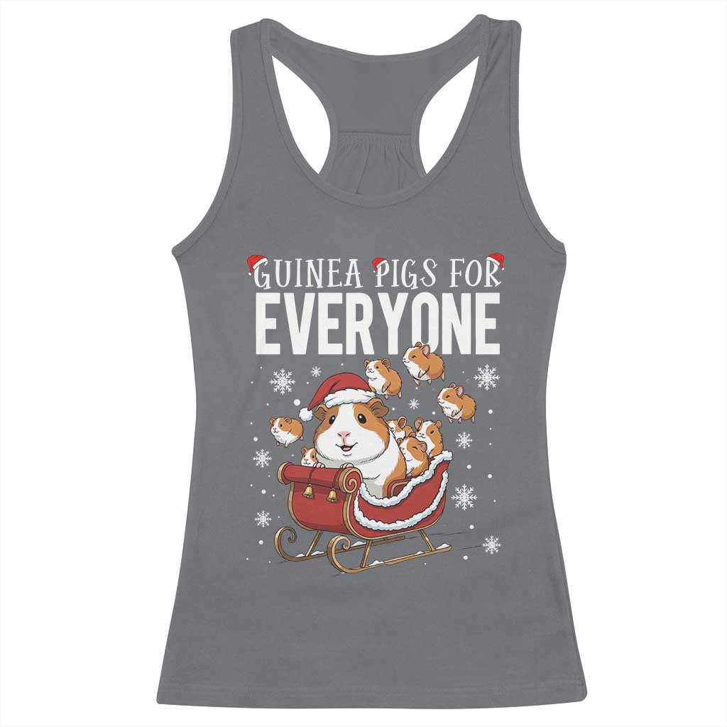 Christmas Guinea Pigs For Everyone Racerback Tank Top Funny Cavy Lover Gift - Wonder Print Shop