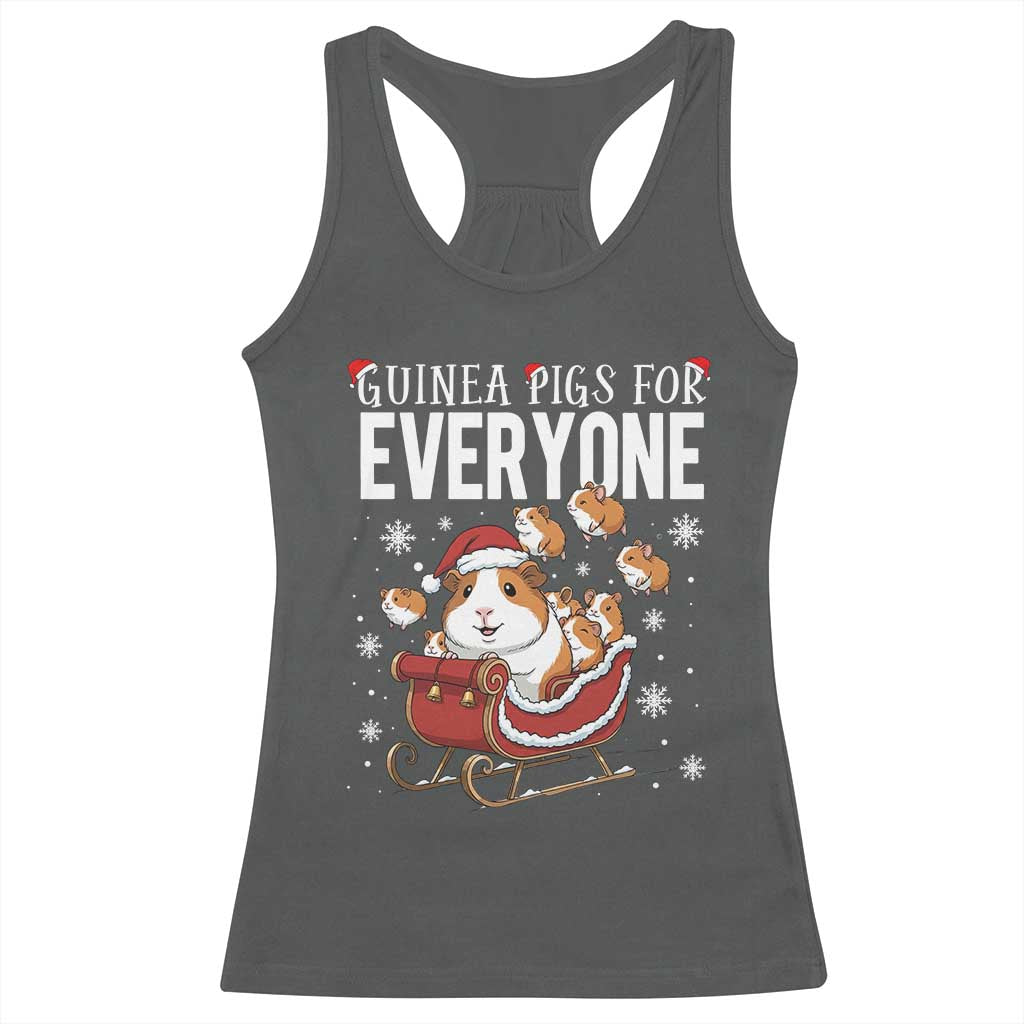 Christmas Guinea Pigs For Everyone Racerback Tank Top Funny Cavy Lover Gift - Wonder Print Shop