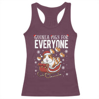 Christmas Guinea Pigs For Everyone Racerback Tank Top Funny Cavy Lover Gift - Wonder Print Shop