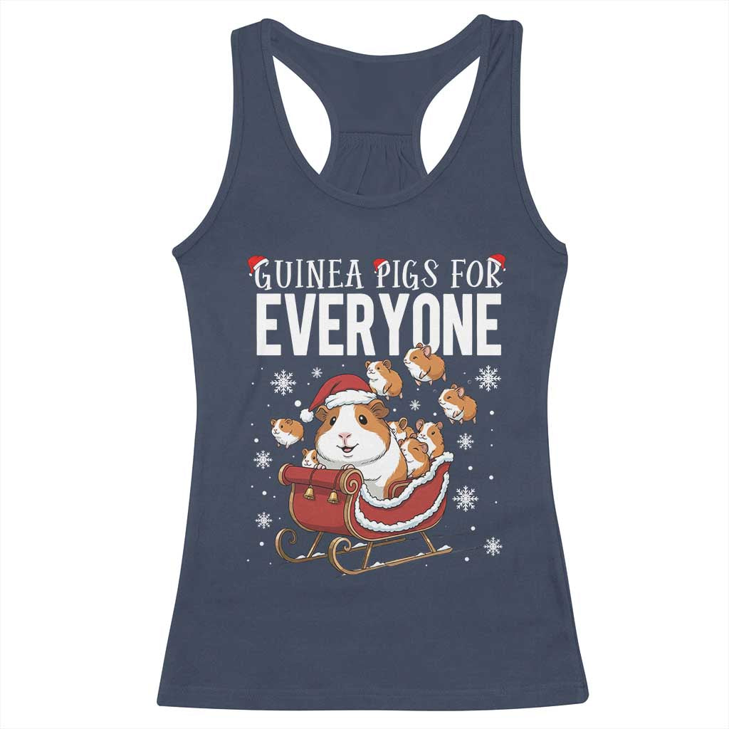 Christmas Guinea Pigs For Everyone Racerback Tank Top Funny Cavy Lover Gift - Wonder Print Shop