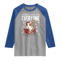 Christmas Guinea Pigs For Everyone Raglan Shirt Funny Cavy Lover Gift - Wonder Print Shop