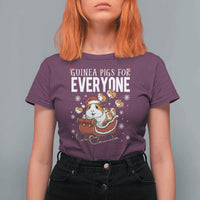Christmas Guinea Pigs For Everyone T Shirt For Women Funny Cavy Lover Gift - Wonder Print Shop