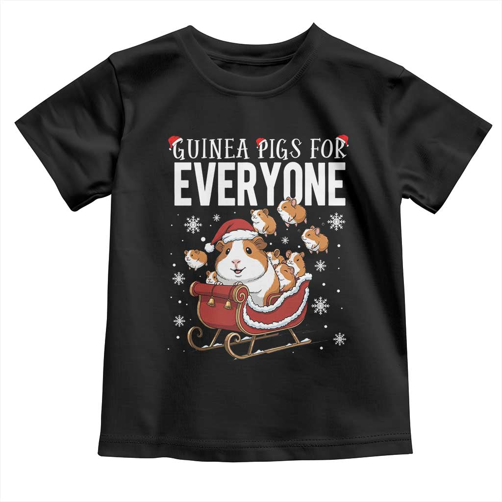 Christmas Guinea Pigs For Everyone Toddler T Shirt Funny Cavy Lover Gift - Wonder Print Shop