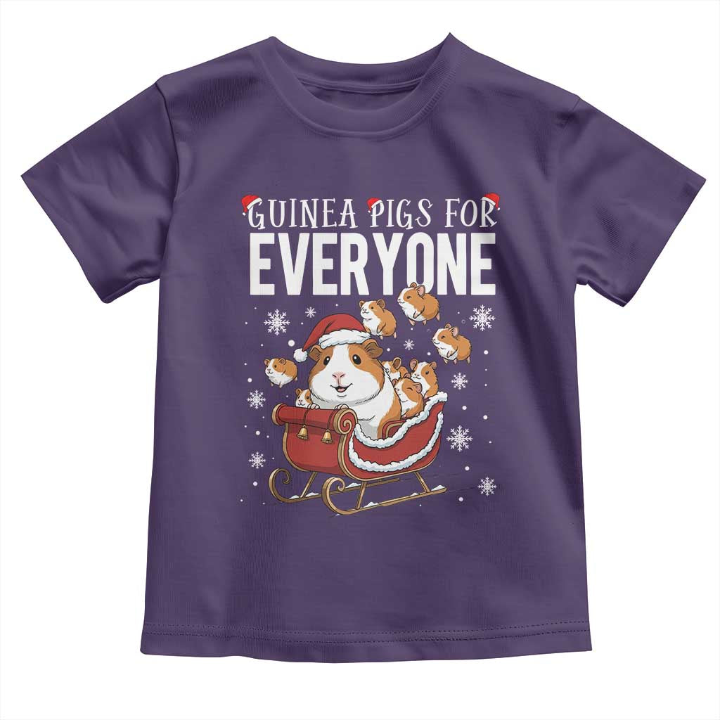 Christmas Guinea Pigs For Everyone Toddler T Shirt Funny Cavy Lover Gift - Wonder Print Shop
