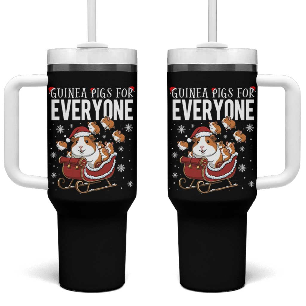 Christmas Guinea Pigs For Everyone Tumbler With Handle Funny Cavy Lover Gift - Wonder Print Shop