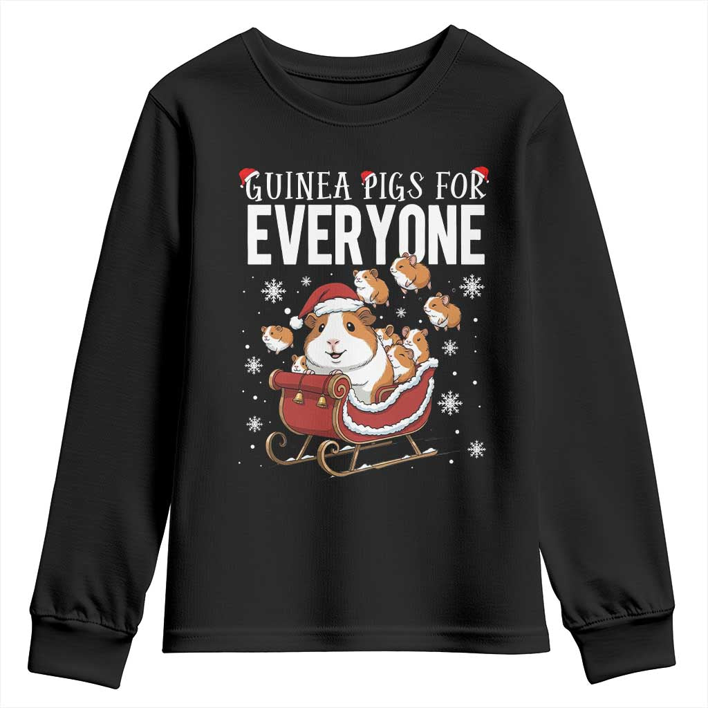 Christmas Guinea Pigs For Everyone Youth Sweatshirt Funny Cavy Lover Gift - Wonder Print Shop