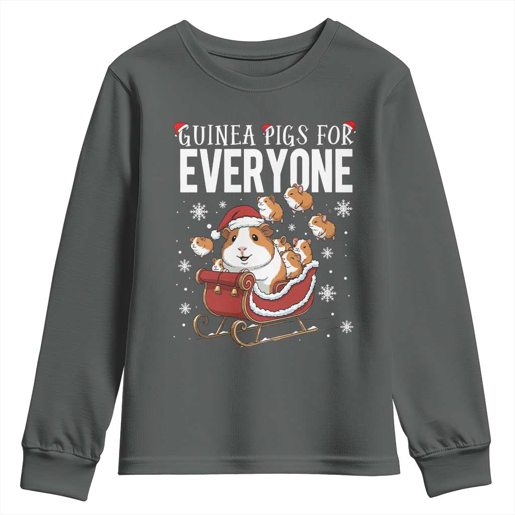 Christmas Guinea Pigs For Everyone Youth Sweatshirt Funny Cavy Lover Gift - Wonder Print Shop