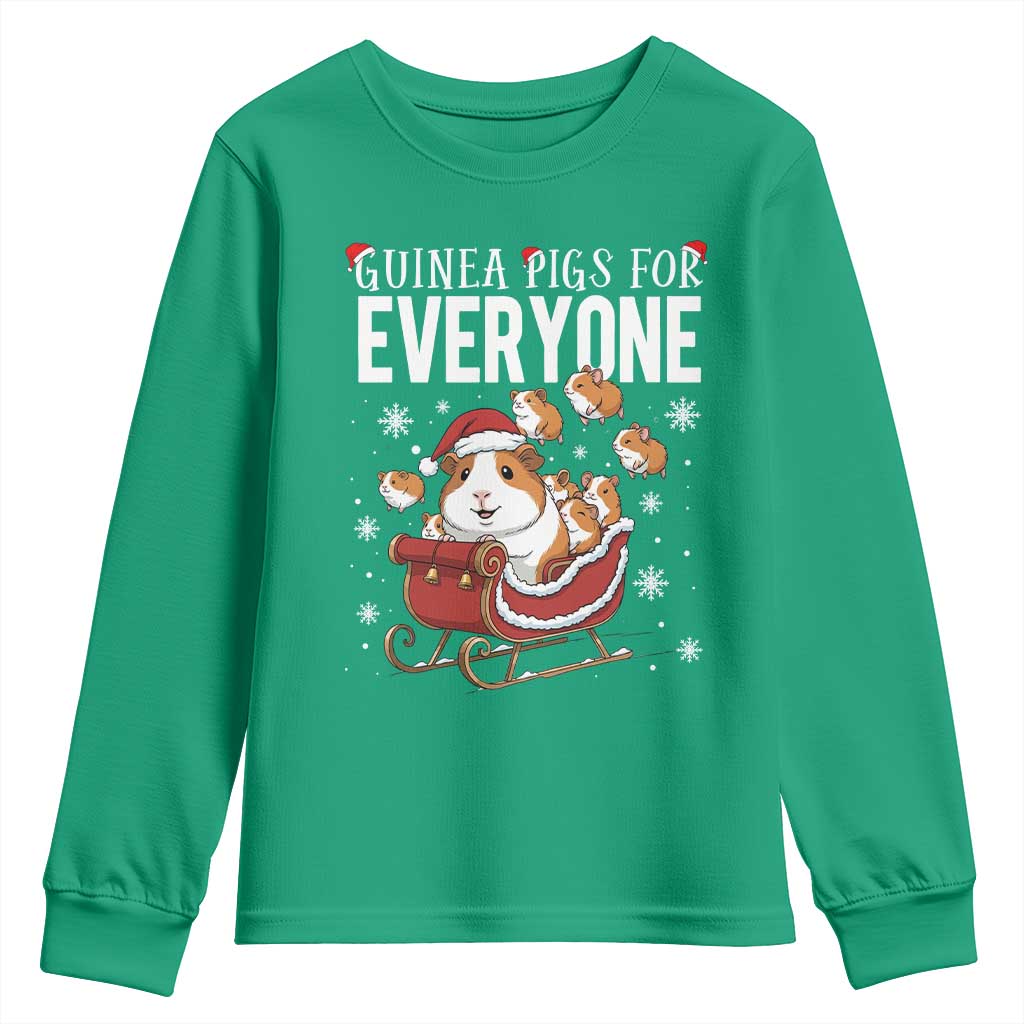 Christmas Guinea Pigs For Everyone Youth Sweatshirt Funny Cavy Lover Gift - Wonder Print Shop