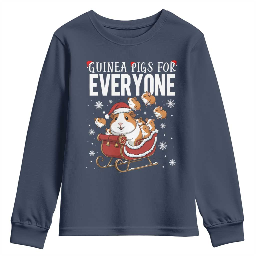 Christmas Guinea Pigs For Everyone Youth Sweatshirt Funny Cavy Lover Gift - Wonder Print Shop