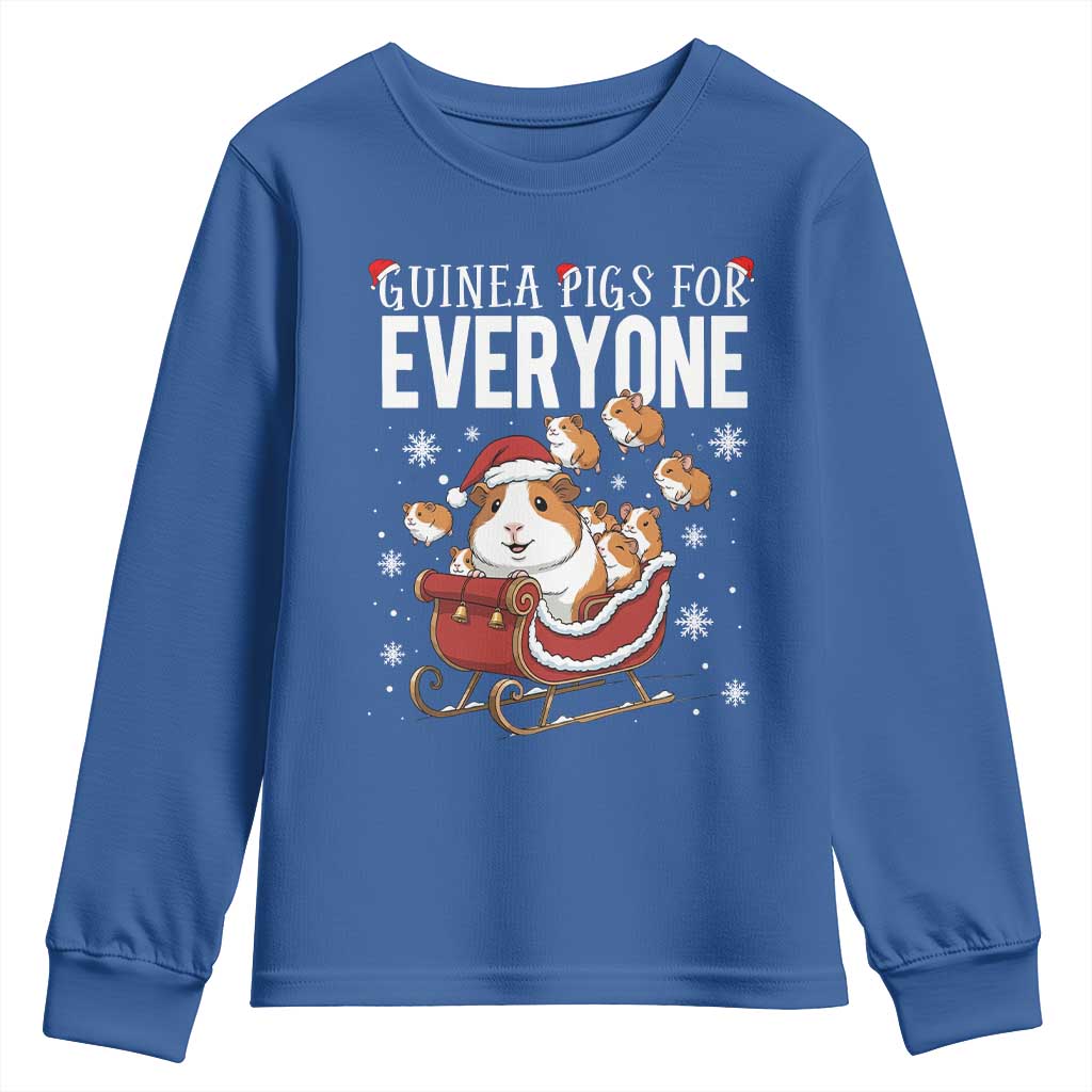 Christmas Guinea Pigs For Everyone Youth Sweatshirt Funny Cavy Lover Gift - Wonder Print Shop