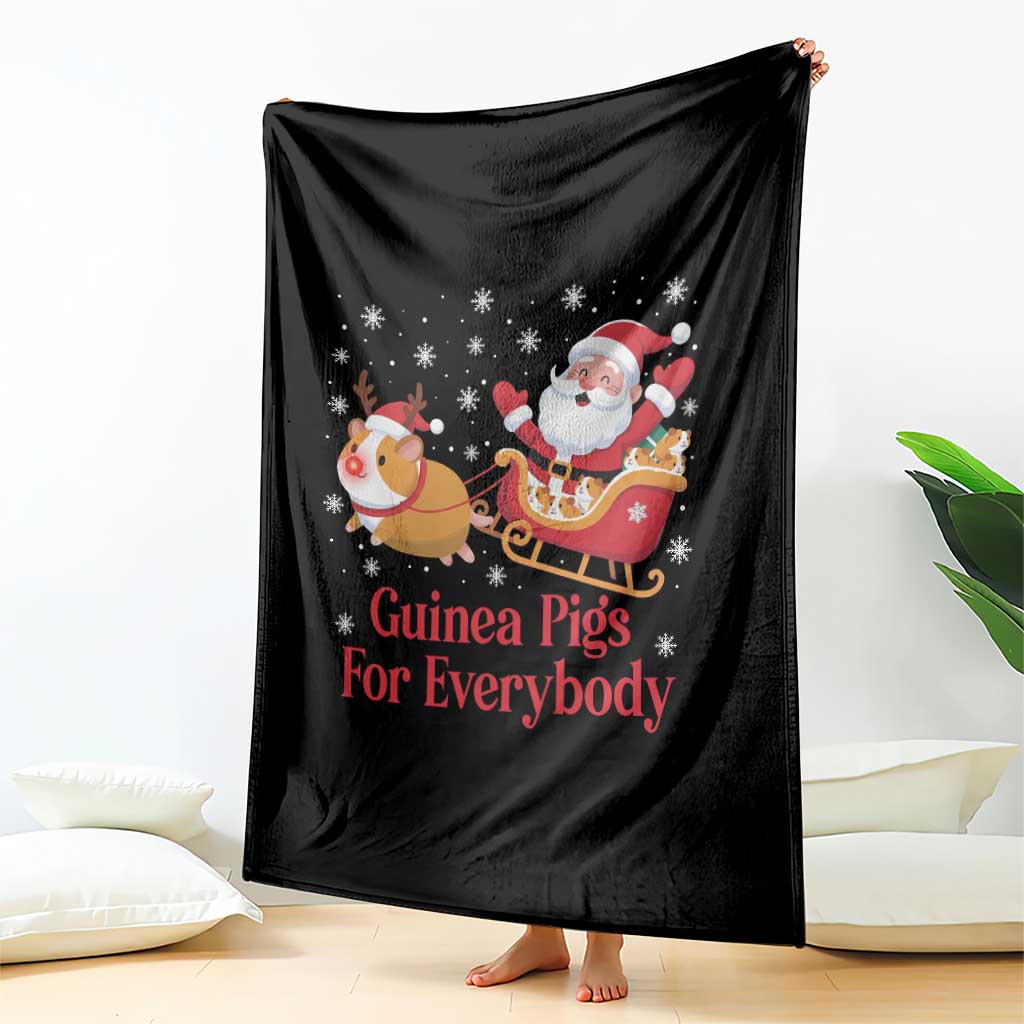 Guinea Pigs For Everybody Throw Blanket Funny Xmas Gift - Wonder Print Shop