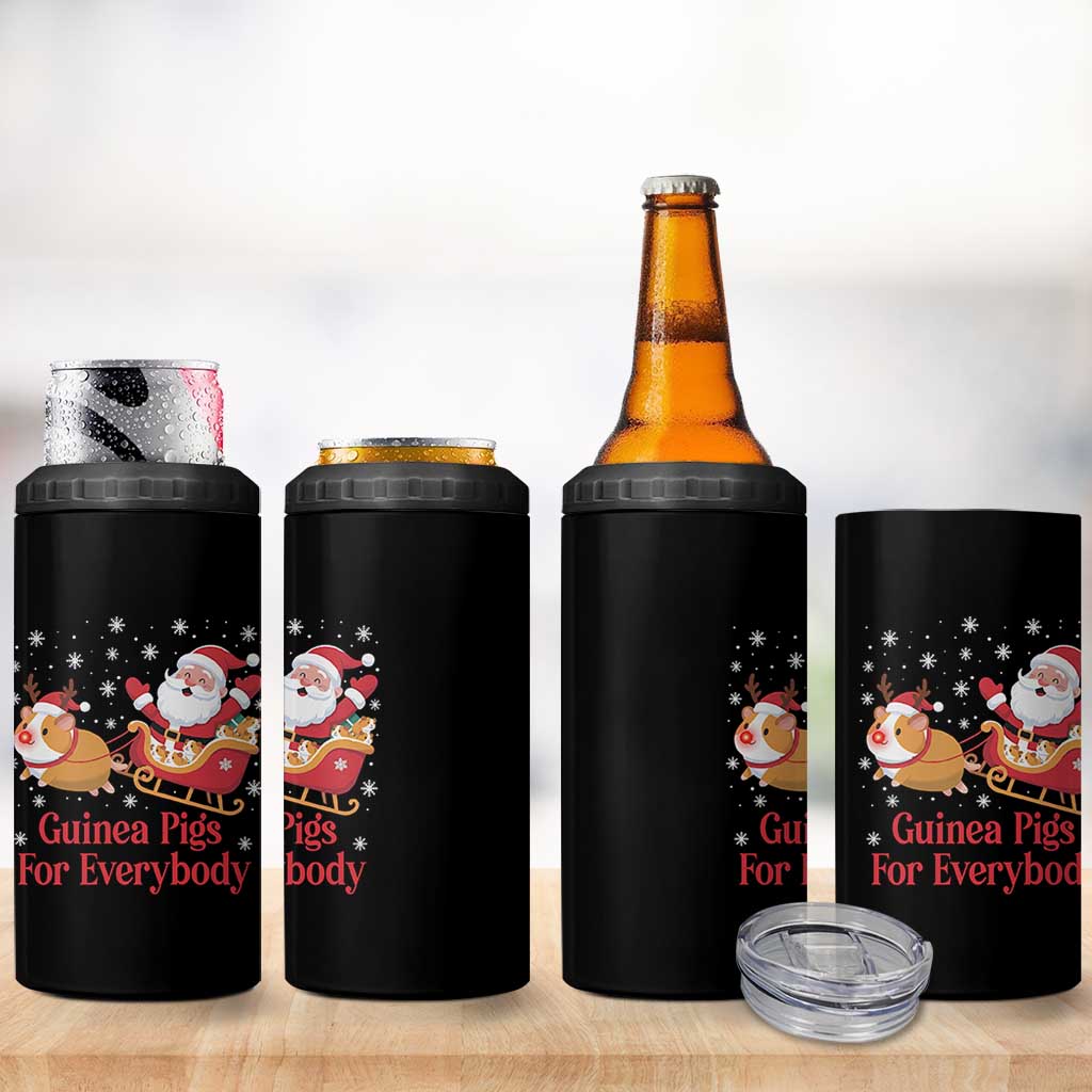 Guinea Pigs For Everybody 4 in 1 Can Cooler Tumbler Funny Xmas Gift - Wonder Print Shop