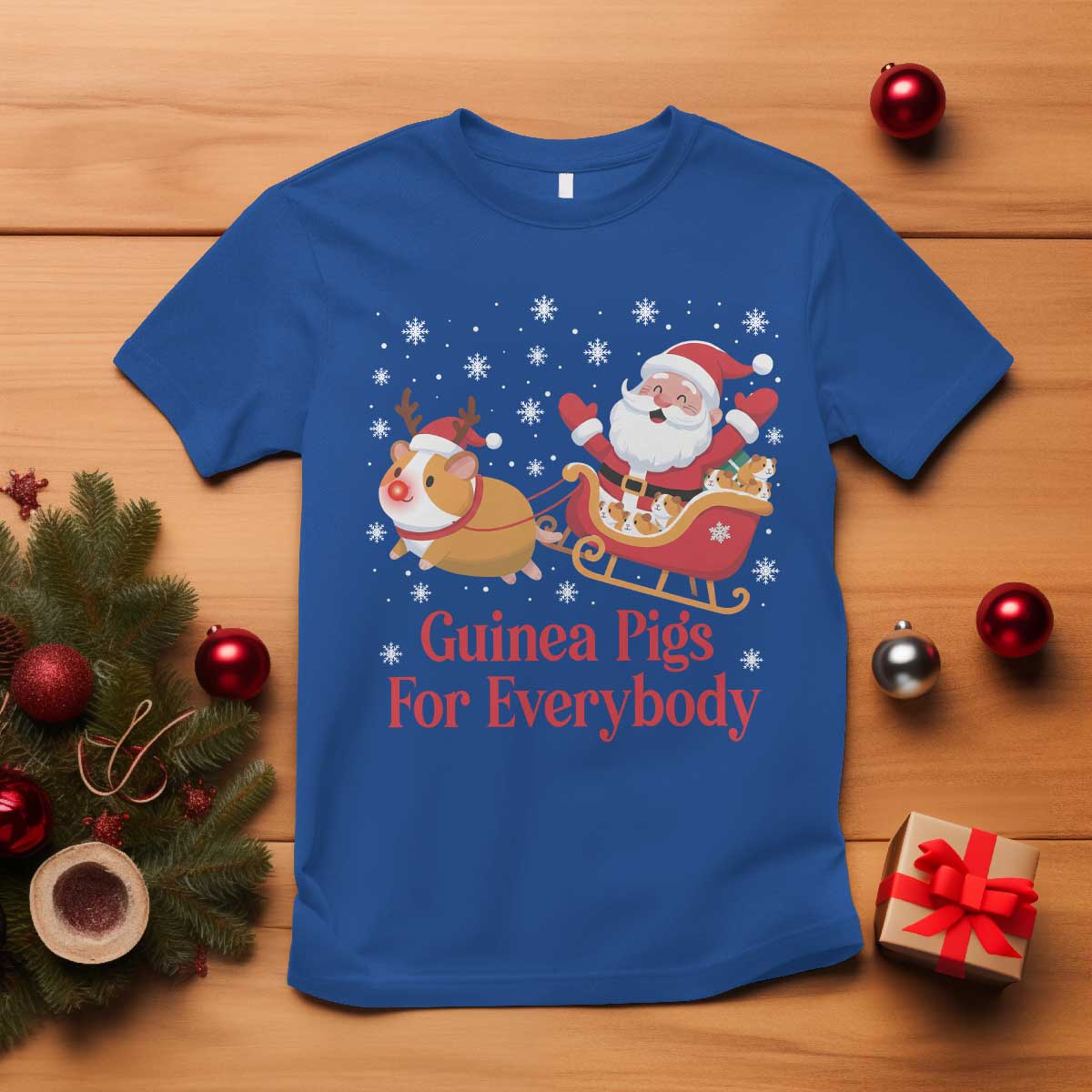 Guinea Pigs For Everybody T Shirt Funny Xmas Gift - Wonder Print Shop