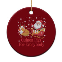 Guinea Pigs For Everybody Ceramic Ornament Funny Xmas Gift - Wonder Print Shop